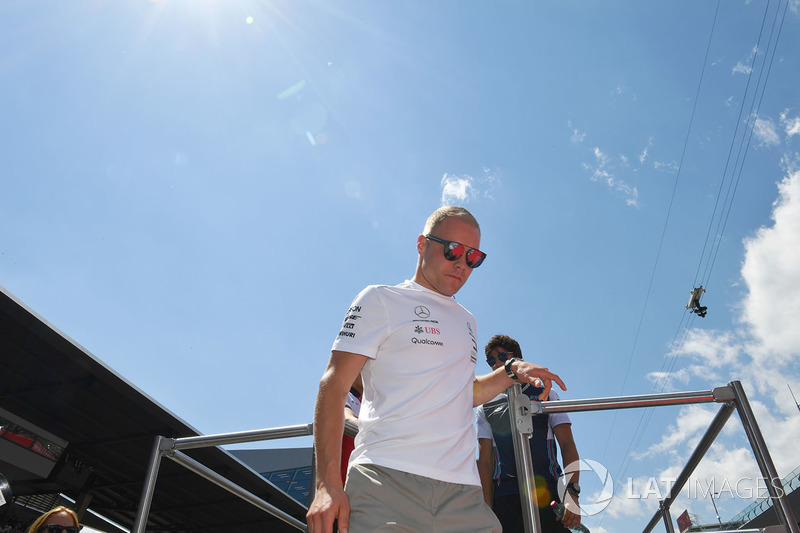 Valtteri Bottas, Mercedes-AMG F1 on the drivers parade