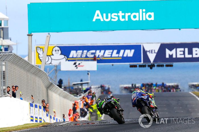 Valentino Rossi, Yamaha Factory Racing, Maverick Viñales, Yamaha Factory Racing, Johann Zarco, Monster Yamaha Tech 3