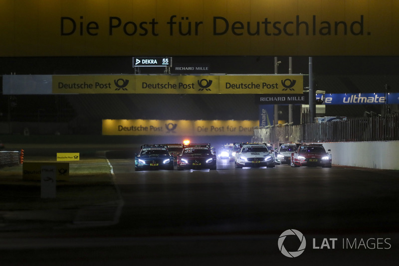 Paul Di Resta, Mercedes-AMG Team HWA, Mercedes-AMG C63 DTM leads the start of the race