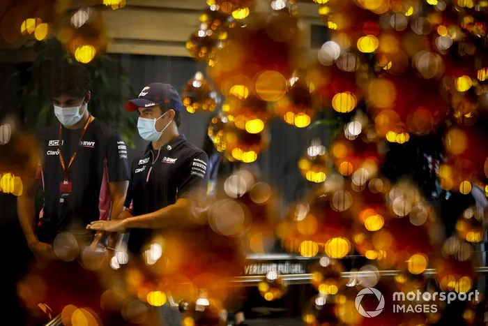 Sergio Pérez, Racing Point y Lance Stroll, Racing Point