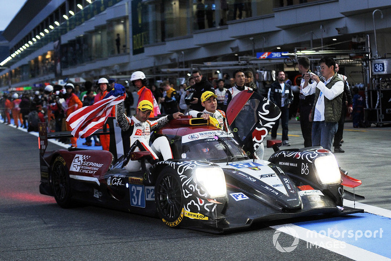 vincitori LMP2 #37 Jackie Chan DC Racing Oreca 07 Gibson: Jazeman Jaafar, Weiron Tan, Nabil Jeffri