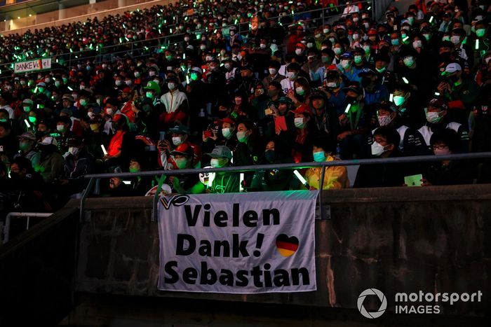 Fans de Vettel en las gradas