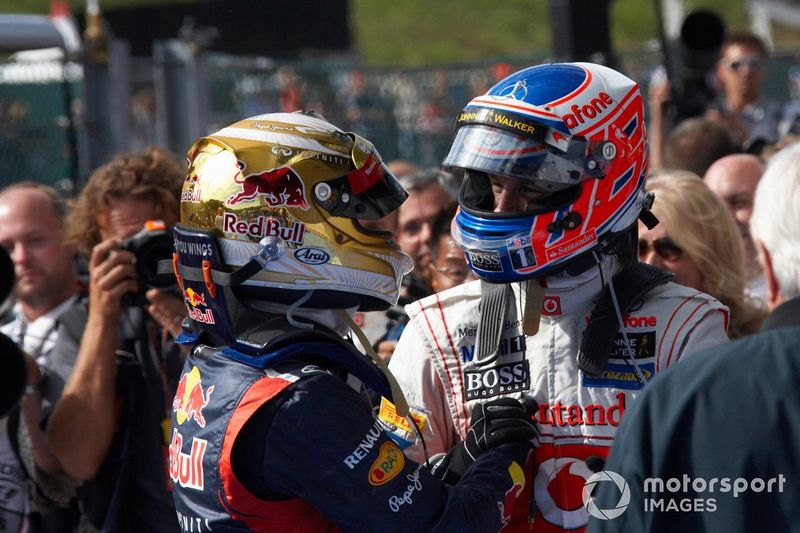 GP de Bélgica 2012, junto a Jenson Button