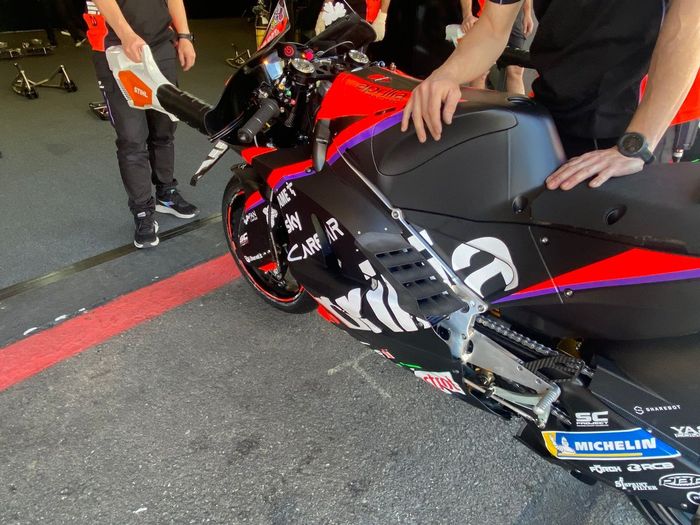 Detalle de la moto, Aprilia RS-GP