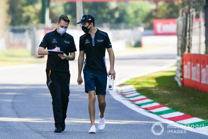 Nicholas Latifi, Williams Racing, recorre la pista