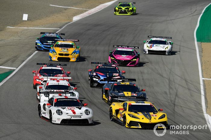 #3 Corvette Racing Corvette C8.R, GTLM: Antonio Garcia, Jordan Taylor, #912 Porsche GT Team Porsche 911 RSR - 19, GTLM: Laurens Vanthoor, Earl Bamber#3 Corvette Racing Corvette C8.R, GTLM: Antonio Garcia, Jordan Taylor, #912 Porsche GT Team Porsche 911 RSR - 19, GTLM: Laurens Vanthoor, Earl Bamber