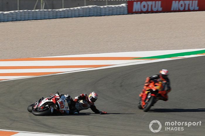 Caída de Takaaki Nakagami, Team LCR