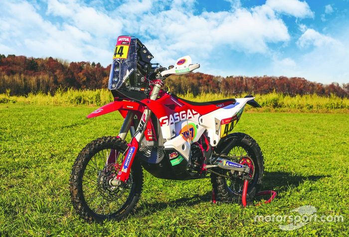 La moto de Laia Sanz, GASGAS Rally team