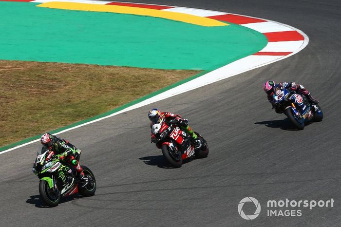 Leon Haslam, Kawasaki Racing Team, Toprak Razgatlioglu, Turkish Puccetti Racing, Alex Lowes, Pata Yamaha