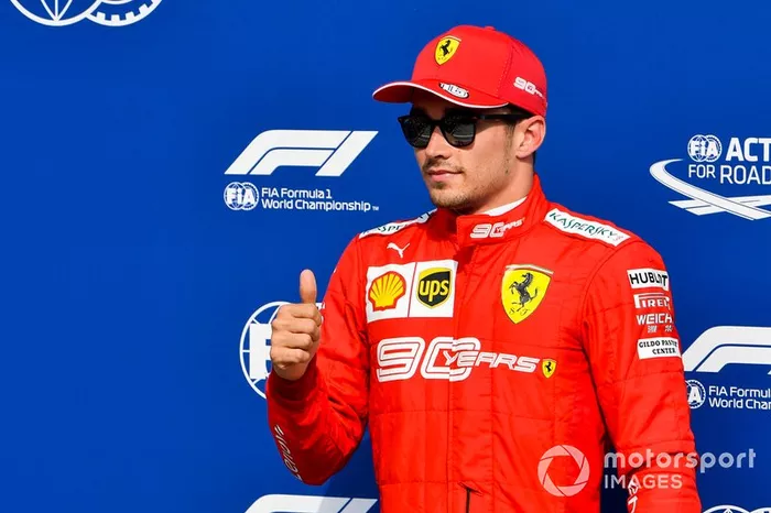Pole Sitter Charles Leclerc, Ferrari 