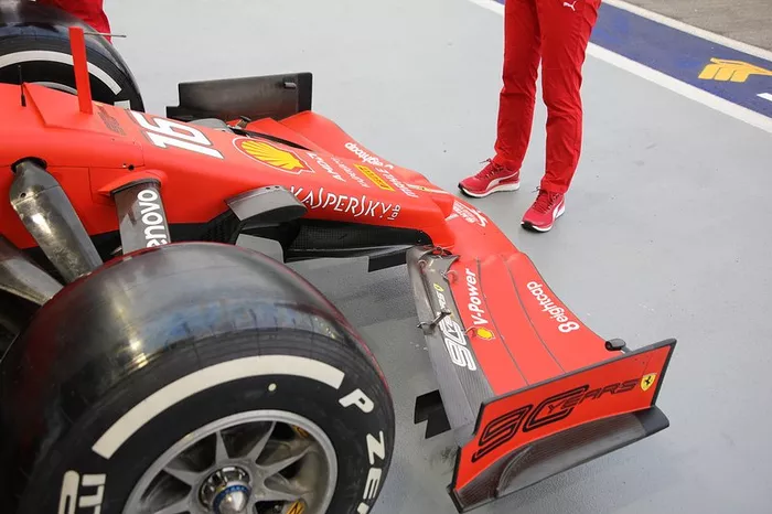 Alerón delantero del Ferrari SF90