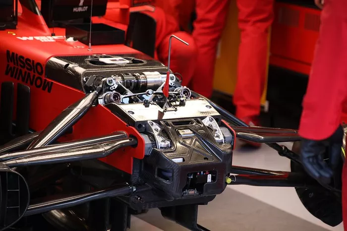Ferrari SF1000 front suspension