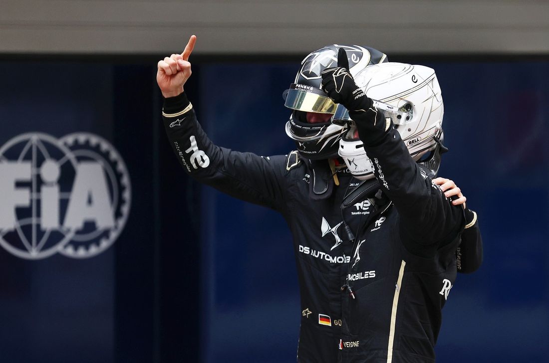 Zwycięzca wyścigu Maximilian Guenther, DS Penske, Jean-Eric Vergne, DS Penske