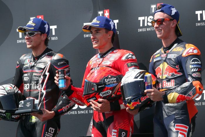 Pedro Acosta, Red Bull KTM Factory Racing, Marco Bezzecchi, Aprilia Racing, Marc Marquez, Ducati Team