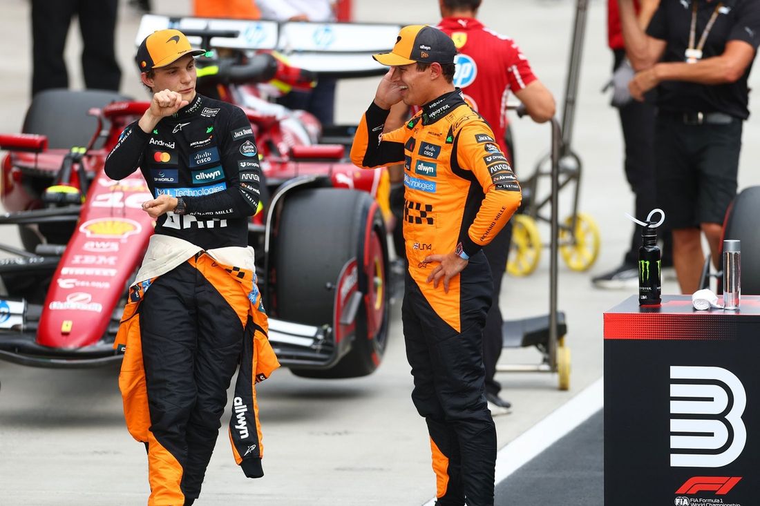 Lando Norris, McLaren, Oscar Piastri