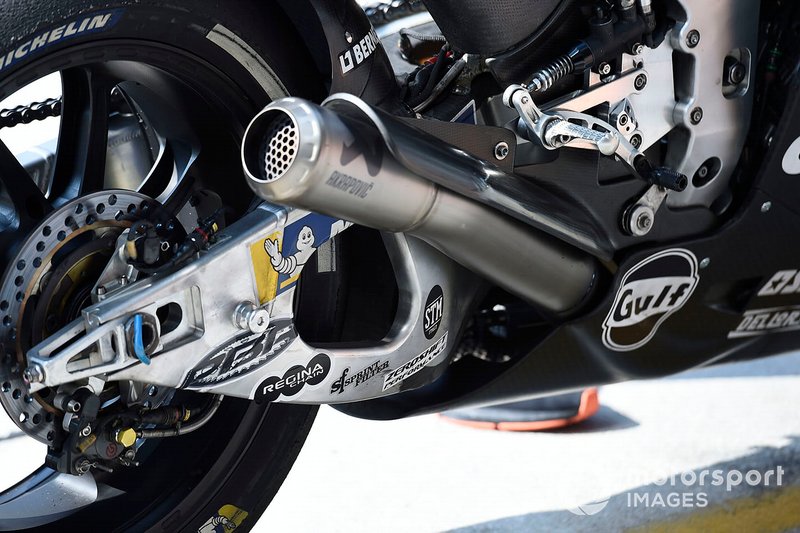 Aprilia Racing Team Gresini, dettaglio dello scarico