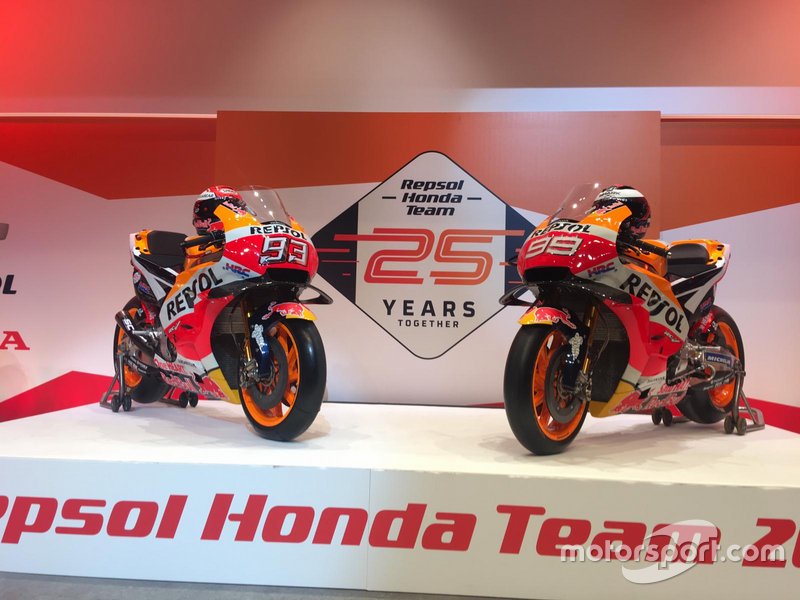 Las motos de Marc Márquez y Jorge Lorenzo, Honda HRC