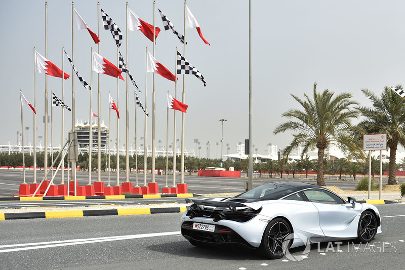 McLaren and flags