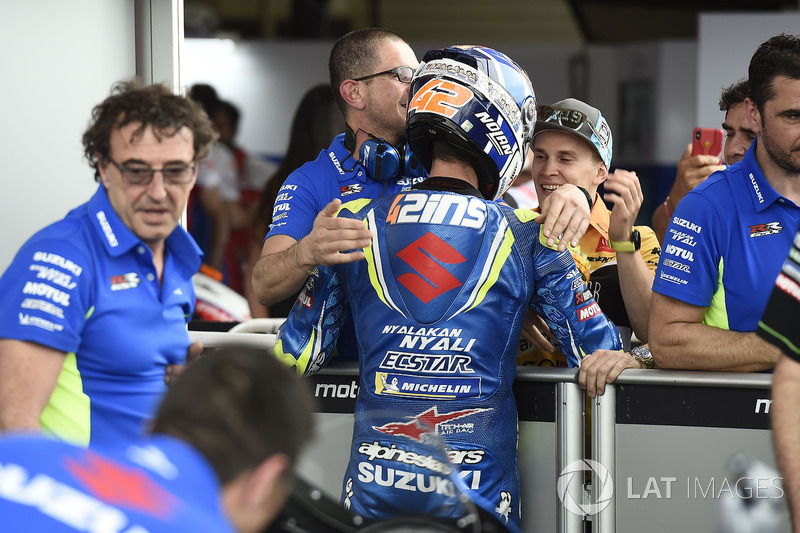 Il terzo classificato Alex Rins, Team Suzuki MotoGP, Rodrigo