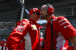 Kimi Raikkonen, Ferrari, in griglia