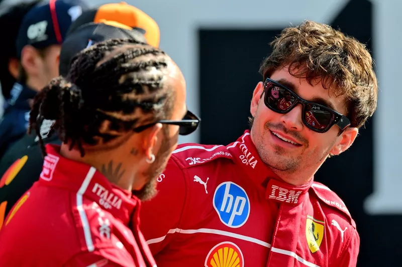 Charles Leclerc, Ferrari, Lewis Hamilton