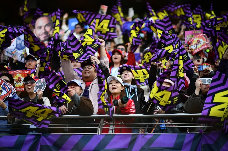 Les fans de Lewis Hamilton