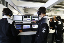 Il garage McLaren