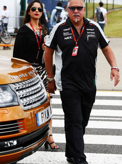 El Dr. Vijay Mallya, dueño del equipo de Sahara Force India F1
