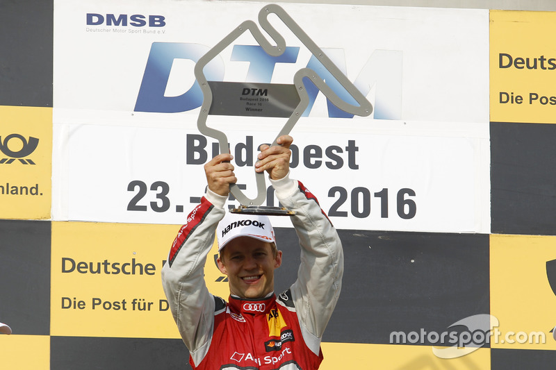 Podium: ganador, Mattias Ekström, Audi Sport Team Abt Sportsline, Audi A5 DTM