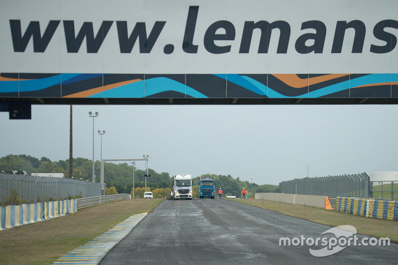 Les travaux sur le Circuit Bugatti du Mans