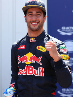 Polesitter Daniel Ricciardo, Red Bull Racing