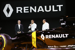 Jerome Stoll, Renault Sport F1 president with Cyril Abiteboul, Renault Sport F1 managing director and Frederic Vasseur, team manager Renault Sport F1 team