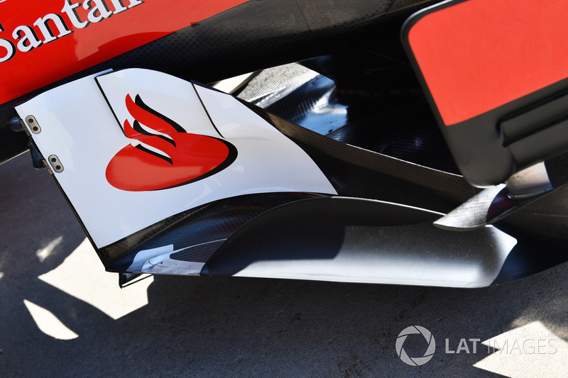 Ferrari SF70H: Windabweiser vor dem Seitenkasten