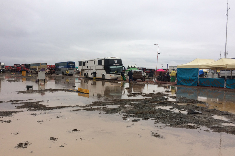 Inundaciones en el vivac en Oruro