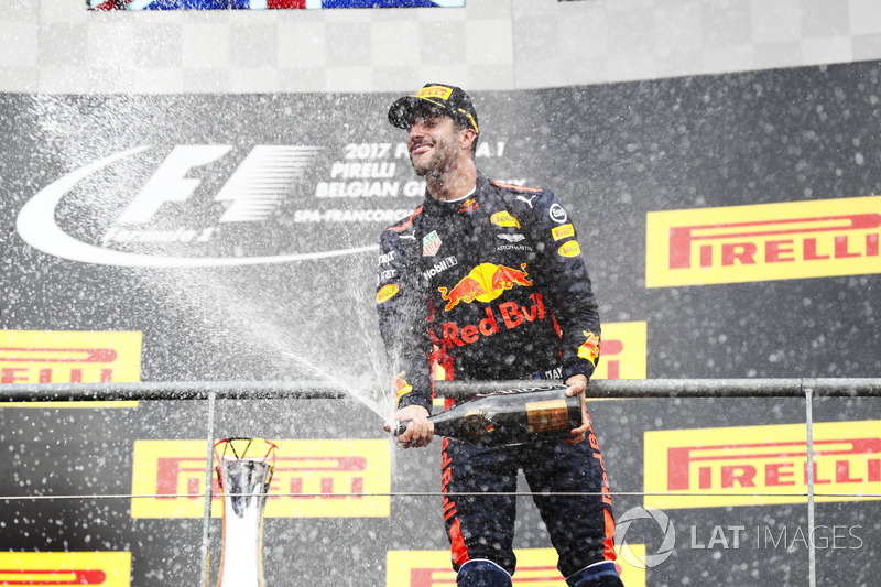 Podium: third place Daniel Ricciardo, Red Bull Racing