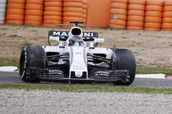 Lance Stroll, Williams FW40 en tête-à-queue