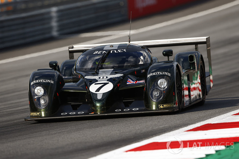 Guy Smith demonstrates a 2003 Le Mans-winning Bentley Speed 8