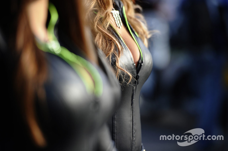 Hot Monster energy girl detail