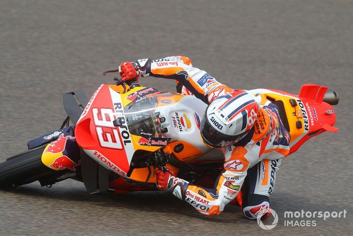 Marc Márquez, caída del Repsol Honda Team