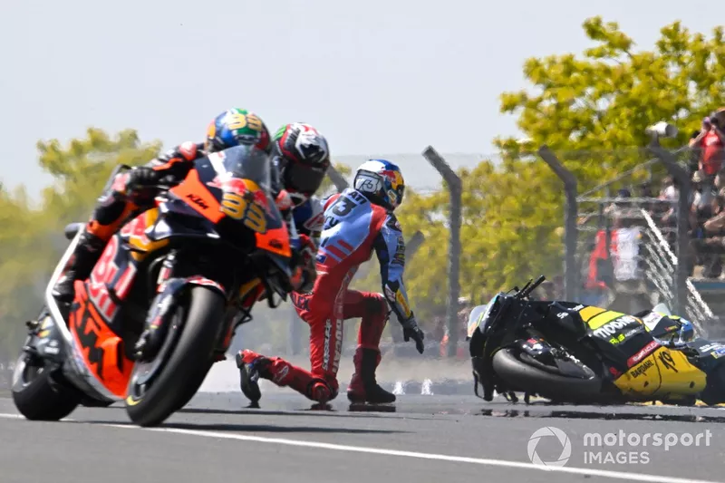 Alex Marquez, Gresini Racing crash