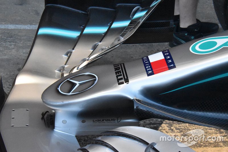 Detalle del Mercedes AMG F1