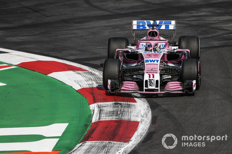13: Sergio Perez, Racing Point Force India VJM11, 1'17.167