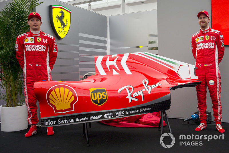 Себастьян Феттель, Кімі Райкконен, Ferrari, ліврея Mission Winnow