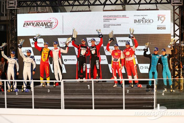 Pódio da Endurance Series em 2019
