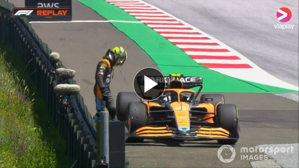 Norris perd un temps de piste crucial avant les qualifications