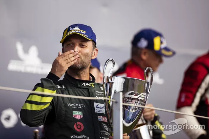 Podium AM: #98 Aston Martin Racing Aston Martin Vantage AMR: Darren Turner