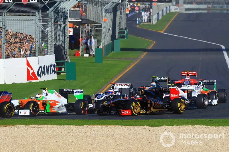 Nick Heidfeld, Lotus Renault GP R31 au départ