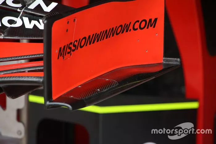 Detalle técnico de Ferrari