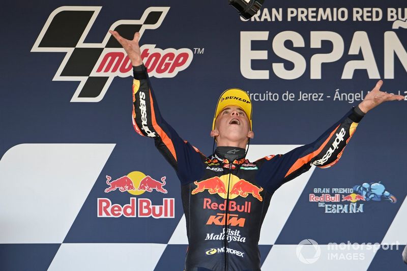 El ganador: Pedro Acosta, Red Bull KTM Ajo