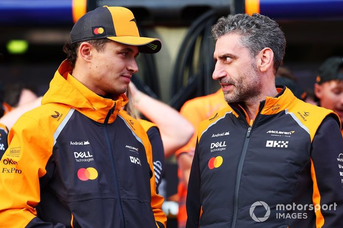 Lando Norris, McLaren, Andrea Stella